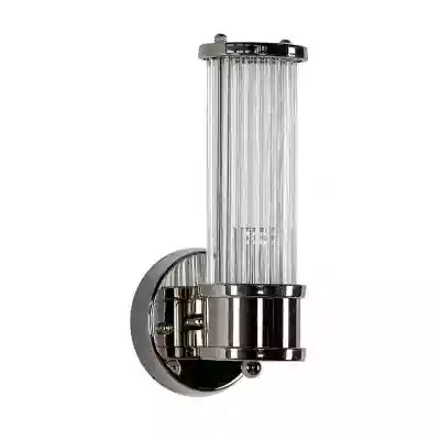 <p>Designerska lampa ścienna w srebrnym kolorze,  z ręcznie wykonaną ramą kinkietu oraz cylindrycznym szklanym kloszem,  idealnie dopełni każde pomieszczenie. Nie tylko wypełni je delikatnym,  ciepłym światłem,  ale również może stanowić ważny element dekoracyjny. Możliwość montażu k
