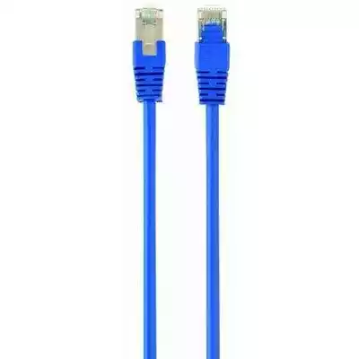 Kabel sieciowy w kolorze niebieskim firmy Gembird o długości 1 metra. Kabel posiada izolację PVC. Kategoria: 6. Ekranowanie kabla to FTP.