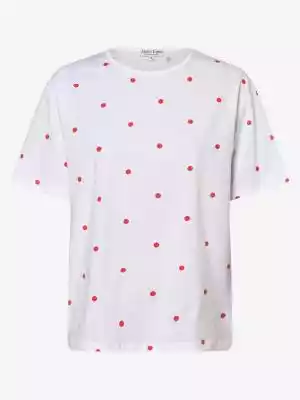 Przyciąga spojrzenia: T-shirt o swobodnym kroju marki Marie Lund z nadrukiem w kropki na całej powierzchni.