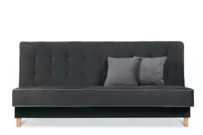 Czarna wersalka z pojemnikiem na pościel Podobne : Łóżko tapicerowane z pojemnikiem NIKO 180x200 - 36738
