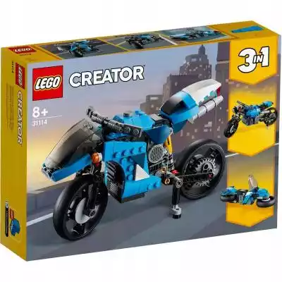 Lego Creator. Supermotocykl Podobne : Lego Creator 3W1 31126 Odrzutowiec naddźwiękowy - 3122008