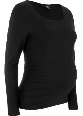 Shirt ciążowy w prążek, z długim rękawem Podobne : Bluzka z dekoltem karo kremowa - sklep z odzieżą damską More'moi - 2688