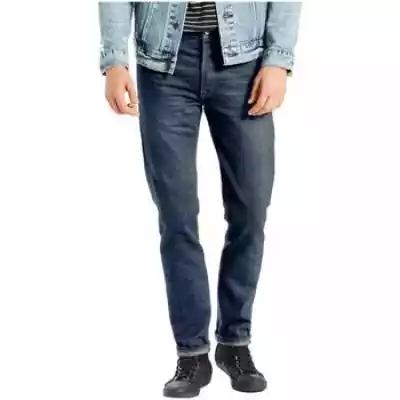 jeansy męskie Levis  - Podobne : Jeansy męskie w kolorze niebieskim, krój Regular, D-JERRY 47 plus size - 26826