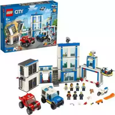 Na posterunku policji LEGO City (60246) wszystko jest czadowe! Młodzi funkcjonariusze i...