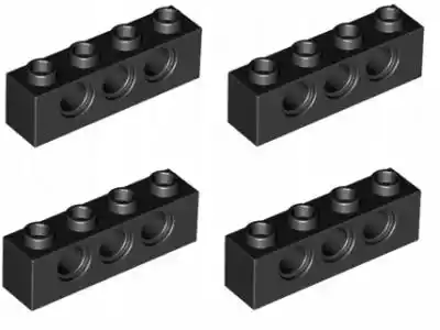 Lego Technic belka 1x4 czarny 3701 4 szt Podobne : Lego 3701 technik otwory 1x4 j. szary Lbg 10 szt N - 3023618