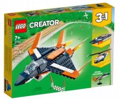 Lego Creator 31126 Odrzutowiec naddźwięk Podobne : Klocki Creator 31126 Odrzutowiec naddźwiękowy 3 w - 3100807
