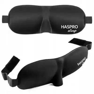 Maska Opaska Na Oczy Do Spania 3D Haspro Czarna