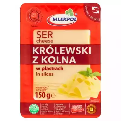 Mlekpol - Ser Królewski z Kolna w plastr Produkty świeże/Sery/Sery żółte