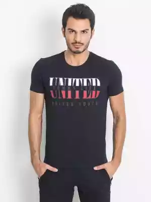 T-shirt T-shirt męski granatowy Podobne : T-shirt T-shirt męski czerwony - 978787