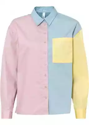 Bluzka w stylu colorblocking Podobne : Bluzka koszulowa B086 (beżowy) - 126123