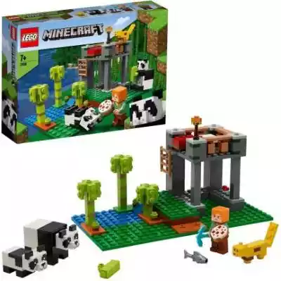 LEGO Minecraft 21158 Żłobek dla pand Podobne : Mata piankowa z pandą kojec puzzle podkład dla dzieci - 105351