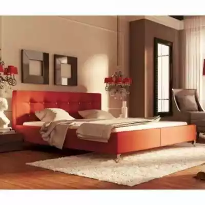 Stylowe łóżko Guana New Design z wysokim wezgłowiem i ciekawym pikowaniem.