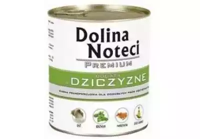 Dolina Noteci Pies Puszka 400G Dziczyzna Podobne : DOLINA NOTECI Premium bogata w dorsza z brokułami - mokra karma dla psa - 400g - 88433