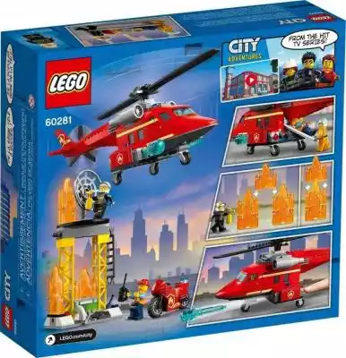 Lego City 60281 Strażacki helikopter Podobne : 60281 Lego City Strażacki Helikopter Ratunkowy - 3050088