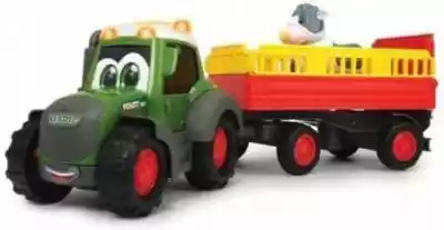 Dickie Traktor Fendt Z Przyczepą I Figur pojazdy