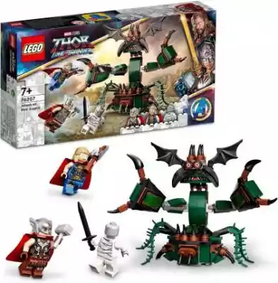 Zestaw LEGO® Marvel Atak na Nowy Asgard (76207) zachwyci siedmioletnich i starszych bohaterów...