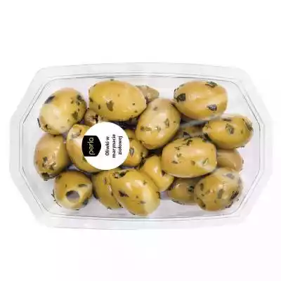 Perla - Zielone oliwki drylowane w maryn Podobne : Perla Hummus paprykowy 180 g - 852219