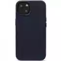 Etui DECODED Leather Case Magsafe do Apple iPhone 14 Plus Niebieski