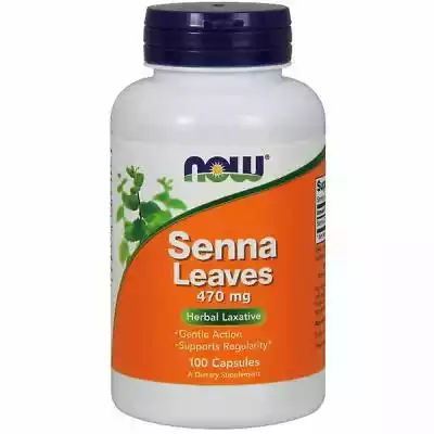 Now Foods Senna Leaves, 470 mg, 100 Kaps Podobne : MIESZANKA ZIOŁOWA SENNA GŁOWA – ziołowa herbata, 10g - 92963