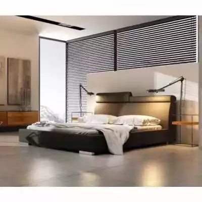 Tapicerowane łóżko Modern New Design o eleganckim designie.
