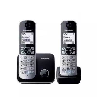 Panasonic KX-TG6812 Dect/Black Podobne : Panasonic KX-TGC212 Dect Black+ dodatkowa słuchawka - 422008