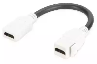 Digitus Moduł Keystone HDMI z kablem 12c Urządzenia peryferyjne/Serwery i sieci /Infrastruktura /Wtyki i gniazda sieciowe