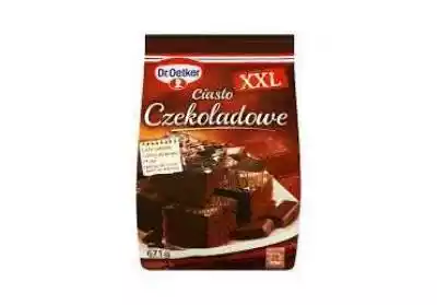Dr.oetker Ciasto Czekoladowe Xxl 671 G Podobne : Dr. Oetker Serduszka z czekolady deserowej i białej 45 g (72 sztuki) - 843583