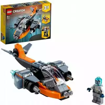 Lego Creator Cyberdron 31111 6+ Podobne : Lego Creator 31111 Cyberdron 3 w 1 - 3052631