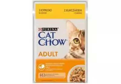 Purina Cat Chow Sasz. 85G Kurczak I Cuki Podobne : PURINA ONE Senior 7+ Karma dla kotów bogata w kurczaka i pełne ziarna 800 g - 839517