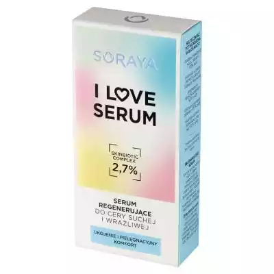Soraya I Love Serum Serum regenerujące 3 Podobne : Serum nawilżająco-regenerujące do skóry suchej i wrażliwej z CBD 30ml CannabiGold - 1575