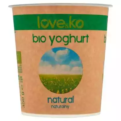 Love&ko Bio jogurt naturalny 350 g Podobne : Mlekovita Jogurt Naturalny Bio 200G - 135207