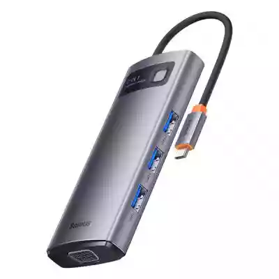 Baseus Metal Gleam 7w1 | Adapter HUB USB Podobne : Adapter Baseus CAAOTG-01 Usb typ C do Usb czarny - 1191486