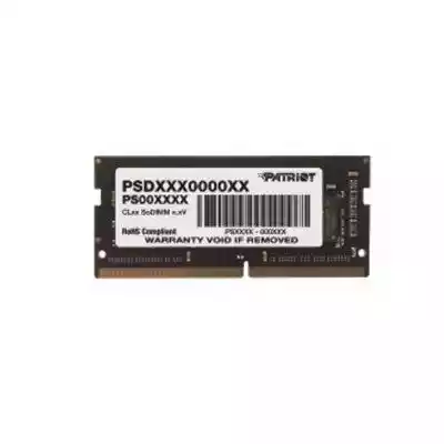 Pamięć Patriot Memory Signature Line DDR4 SODIMM zapewnia jakość,  niezawodność i wydajność oczekiwane dla dzisiejszych potrzeb notebooków.