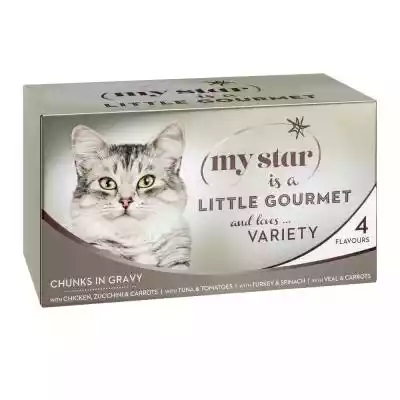 Pakiet próbny My Star Gourmet, 4 x 85 g  Podobne : Mieszany pakiet próbny Miamor Cat Snack Cream - Pakiet I - 344109