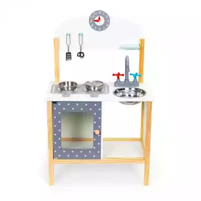 Drewniana kuchnia dla dzieci z akcesoria Podobne : Kuchnia dla dzieci dźwięki led woda generator pary - 105068