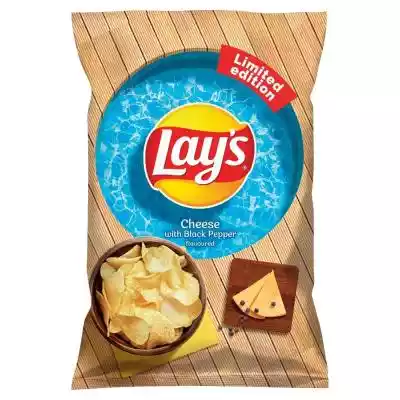Lay's Chipsy ziemniaczane o smaku sera i chipsy paluszki krakersy