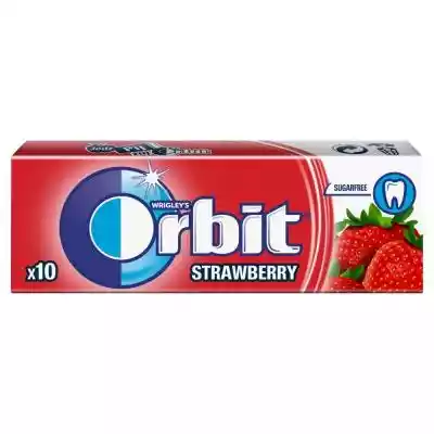 Orbit Strawberry Guma do żucia bez cukru Artykuły spożywcze > Słodycze > Gumy do żucia