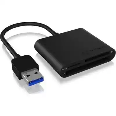 Czytnik kart ICY BOX IB-CR301-U3 Podobne : EDNET Czytnik kart 4-portowy USB 2.0 HighSpeed (Compact Flash, SD, Micro SD/SDHC, Memory Stick), czarny - 392214