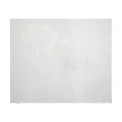 Koc Ginko biały 150 x 200 cm posciel satyna bawelniana aida