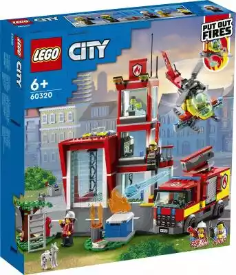 Klocki LEGO City Remiza strażacka 60320 Podobne : Klocki LEGO City Misje ratowania dzikich zwierząt 60353 - 178017