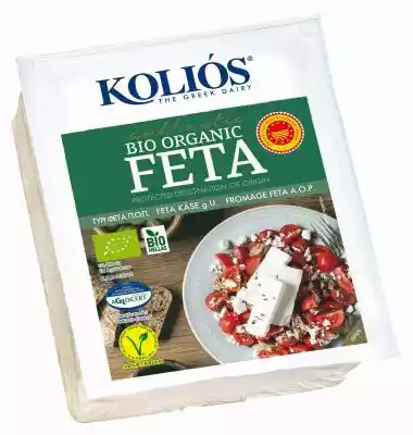 Opis produktu
Oryginalny,  ekologiczny ser Feta. Gwarancją autentyczności jest certyfikat Chronionej Nazwy Pochodzenia.Wartość odżywcza w 100 g produktu

	
		Wartość energetyczna (kj/kcal)
		1140/275
	
	
		Tłuszcz
		23
	
	
		w tym kwasy tłuszczowe nasycone
		16
	
	
		Węglowodany
		
	
	
		w