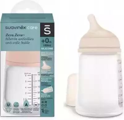 Suavinex Butelka Zero Zero Z Silikonowym