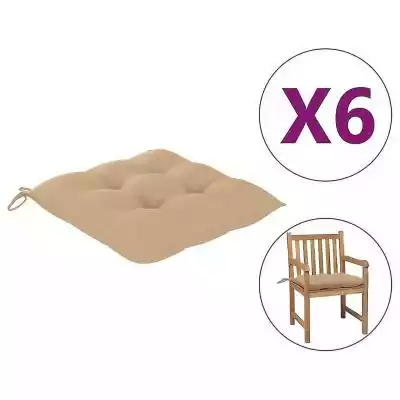 Home Repair Poduszki na krzesła 6 szt Be Podobne : Home Repair Poduszki na krzesła 6 szt Beżowy 50x50x7 Cm Tkanina - 2720299