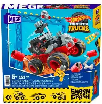 Mega Bloks Klocki Hot Wheels Monster Tru Podobne : Pojazd HOT WHEELS HW Monster Trucks Pojazd z kraksą Ast. GCF94 ( mix) - 865607