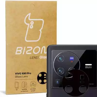 Szkło hartowane Bizon na aparat do Vivo X80 Pro