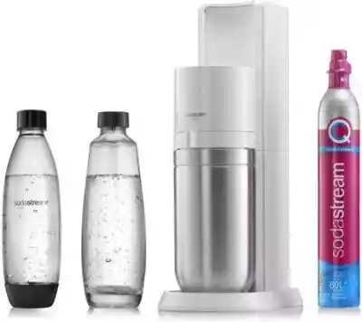 SodaStream DUO ekspres do gazowania wody,  kolor biały. Zestaw z 2 butelkami. Urządzenie...