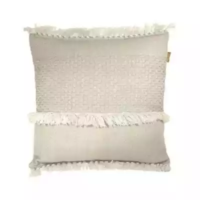 Poduszki Malagoon  Offwhite fringe cushi Podobne : Poduszki Malagoon  Ikat knitted cushion lurex green (NEW) - 2296789