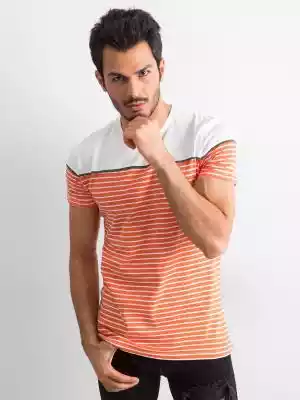 T-shirt T-shirt męski pomarańczowy Podobne : T-shirt T-shirt męski ecru - 986276