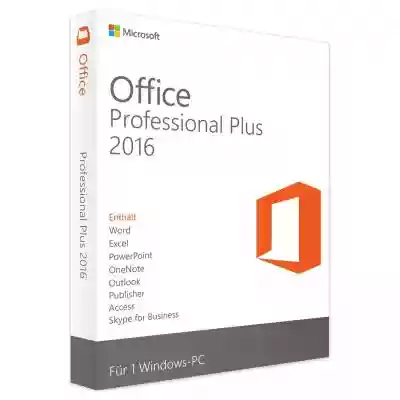 Microsoft Office 2016 Professional Plus ktorym