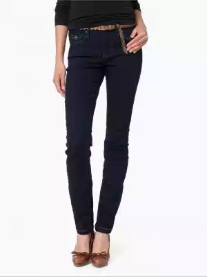 MAC - Jeansy damskie – Dream Skinny, nie Podobne : Jasnoniebieskie jeansy z wysokim stanem, Straight Fit, D-AGNES 4 - 27713